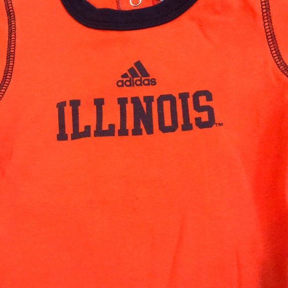 (18mo) Adidas Fighting Illini Onesies. - Picture 2 of 3